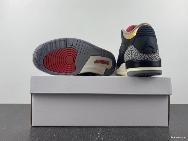 Jordan “Black Air 3 Gold” CK9246-067 WMNS 0828